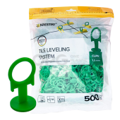 Зажим 1,5мм (500 штук) "3D Крестики"