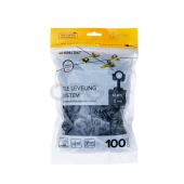 Зажим 2мм (100 штук) "3D Крестики"