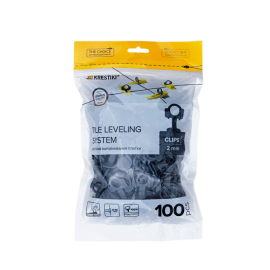 Зажим 2мм (100 штук) "3D Крестики"